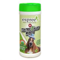 Салфетки Espree Tea Tree&Aloe Wipes заживление ран, 50 шт