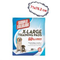 Влагопоглощающие гігієнічні пелюшки Simple Solution X-Large Training Pads, 71 x 76.2 см, 10 шт