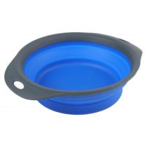 Миска Dexas Collapsible Pet Bowl для собак і котів, синя, 1440 мл