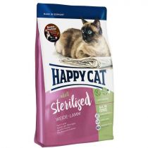 Сухий корм Happy Cat Adult Sterilised для стерилізованих кішок і кастрованих котів, з ягням, 300 г