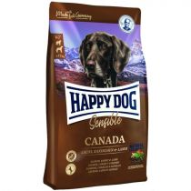 Сухий корм Happy Dog Canada для дорослих собак з 6 місяців з чутливим травленням, з лососем, 1 кг