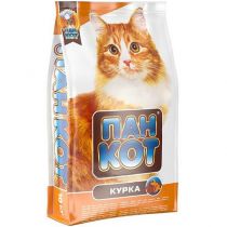 Сухий корм Пан Кот для дорослих котів всіх порід від 12 місяців зі смаком курки, 10 кг