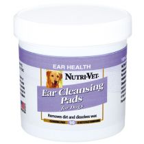 Вологі серветки Nutri-Vet Feline Ear Wipe для гігієни вух для собак, 90 шт