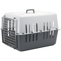 Переноска Savic Pet Carrier 4 для собак, пластик, сіра, 66×47×43 см