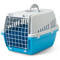 Переноска Savic Trotter 2 для собак, пластик, блакитна, 56×37.5×33 см