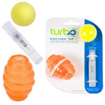 Іграшка м'яч Coastal Turbo Scent Locker Football з пресованої котячої м'яти для кішок, помаранчевий