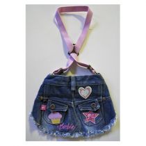 Котоновая спідничка Monkey Daze Barbie Skirt Denim для собак, розмір XS, синій