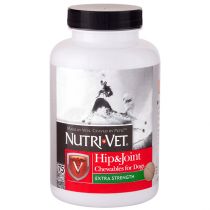 Таблетки Nutri-Vet Hip & Joint Extra для зв'язок і суглобів, екстра, для собак, 75 табл
