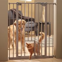 Перегородка Savic Dog Barrier + Small Door для собак, з дверцятами, 107×75-84 см