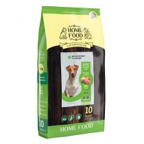 Сухий корм Home Food для активних дорослих собак та юніорів малих порід, ягня з рисом, 10 кг