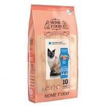 Сухий корм Home Food Супер-преміум гіпоалергенний для дорослих котів, морський коктейль, 10 кг