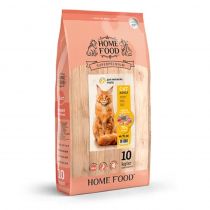Сухий корм Home Food Супер-преміум для дорослих котів великих порід, з індичкою і креветками, 10 кг