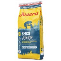 Сухий корм Josera Sensi Junior для підростаючих собак з 3-го тижня життя, з качкою і лососем, 15 кг