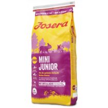 Сухий корм Josera Mini Junior для підростаючих собак малих порід с 3-го тижня життя, з качкою і лососем, 15 кг