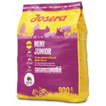 Сухий корм Josera Mini Junior для підростаючих собак малих порід с 3-го тижня життя, з качкою і лососем, 900 г