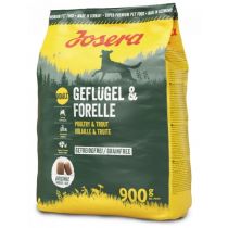 Сухий корм Josera Adult Geflugel&Forelle для дорослих і активних собак, з м'ясом птиці і форелі, 900 г