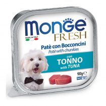 Вологий корм MONGE DOG FRESH з тунцем, 100 г