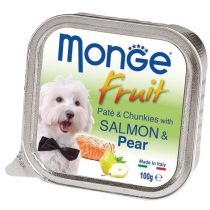 Вологий корм MONGE DOG FRUIT з лососем і грушею, 100 г