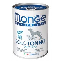 Вологий корм MONGE DOG SOLO 100% тунець, 400 г