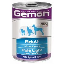 Вологий корм GEMON DOG WET Adult лайт паштет з тунцем 0, 4 кг