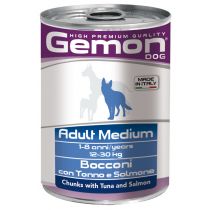 Вологий корм GEMON DOG WET Medium Adult шматочки з тунцем і лососем 0, 415 кг