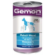Вологий корм GEMON DOG WET Maxi Adult шматочки з тунцем 1, 25 кг