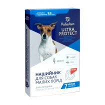 Нашийник Palladium Ultra Protect від бліх і кліщів для собак дрібних порід, червоний, 35 см