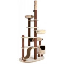 Ігровий комплекс Trixie Nataniel для котів, 79х119х268 см, коричневий