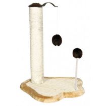 Дряпки Trixie стовп зі стояком на підставці "Лапа", для котів, 50х41х38 см, бежева
