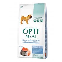 Гіпоалергенний сухий корм Optimeal для дорослих собак середніх порід, з лососем, 12 кг