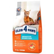 Сухий корм Клуб 4 Лапи Sensitive Digestion Premium для дорослих кішок з чутливим травленням, 5 кг