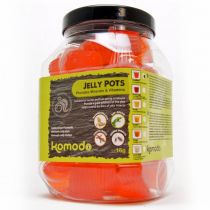 Корм полуничний в гелі, для рептилій Komodo Jelly Pot Strawberry Jar (60 шт)
