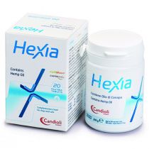 Знеболювальна добавка Candioli Hexia Contains Hemp Oil з екстрактом босвеллії для собак і котів, 20 шт
