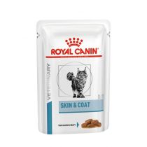 Вологий корм Royal Canin Skin & Coat при дерматозе і випаданні шерсті у котів, 85 г