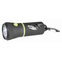 Ліхтарик світлодіодний LED Trixie з ємністю для сміттєвих пакетів для собак, 20 шт / 17 cм, чорний