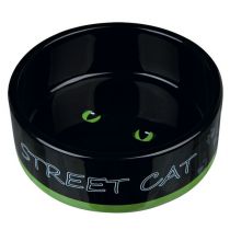 Миска Trixie Street Cat для кішок, кераміка, 0,3 л / 12 см