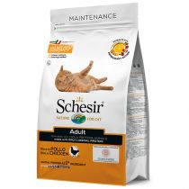 Сухий корм Schesir Cat Adult Chicken з куркою, монопротеїновий, для дорослих котів, 400 г