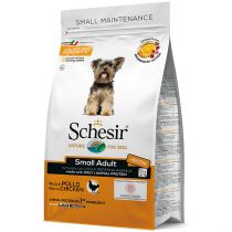 Сухий корм Schesir Dog Small Adult Chicken для дорослих собак малих порід, монопротеїновий, з куркою, 800 г