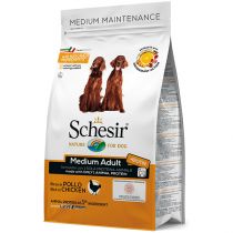 Сухий корм Schesir Dog Medium Adult Chicken з куркою, монопротеїновий, для собак середніх порід, 12 кг