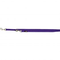 Повідець-перестіжки Trixie Premium для собак, двошаровий, 2 м х 15 мм, XS-S, фіолетовий