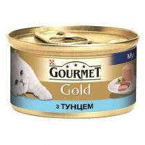 Вологий корм Purina Gourmet Gold для котів, з тунцем, 85 г