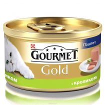 Вологий корм Purina Gourmet Gold для котів, з кроликом, 85 г