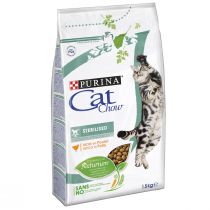 Сухий корм Purina Cat Chow Sterilised для стерилізованих дорослих кішок, з куркою, 1.5 кг