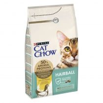 Сухий корм Purina Cat Chow Hairball Control для виводенія вовни у дорослих котів, з куркою, 1.5 кг