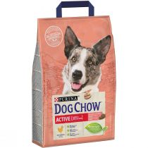 Сухий корм Purina Dog Chow Active Adult для дорослих активних собак, з куркою, 2.5 кг