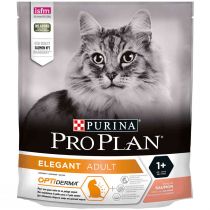 Сухий корм Purina Pro Plan Elegant Adult для котів з чутливою шкірою, з лососем, 400 г