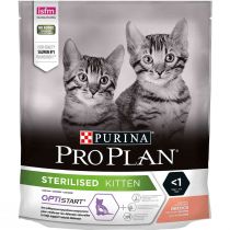 Сухий корм Purina Pro Plan Sterilised Kitten для стерилізованих кошенят, з лососем, 400 г