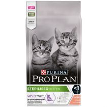 Сухий корм Purina Pro Plan Sterilised Kitten для стерилізованих кошенят, з лососем, 1.5 кг