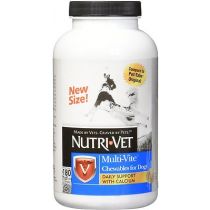 Жувальні таблетки мультивітаміни Nutri-Vet Multi-Vite для собак, 180 табл