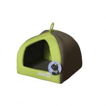 Будиночок AnimAll Wendy M для собак, зелений, 41×41×32 см